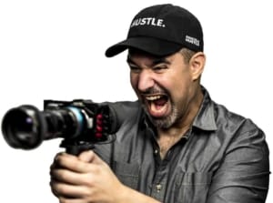 Image of Alex Ferrari with a Camera